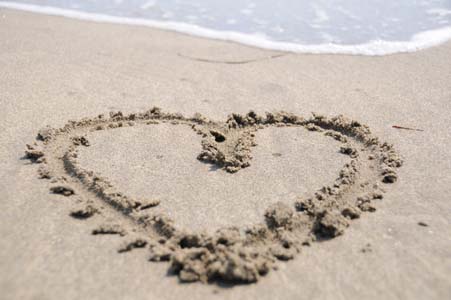 coeur plage #2
